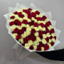 101 белая и красная роза фото 2